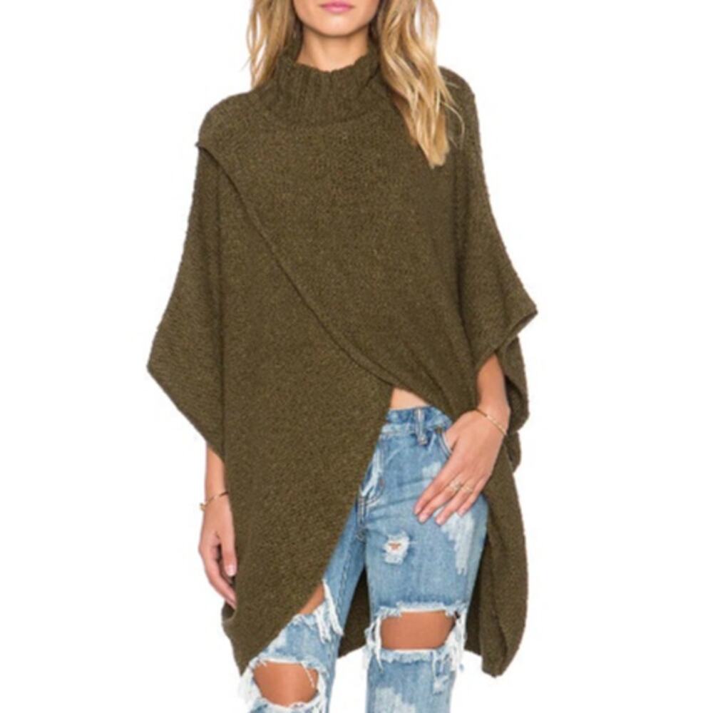 $168 Free People All Wrapped Up Cocoon Sweater M/L